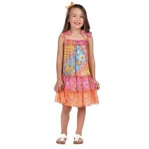 Jona Michelle Girls Colorful‎ Floral Sleeveless Sundress Size 8 New with Tags!